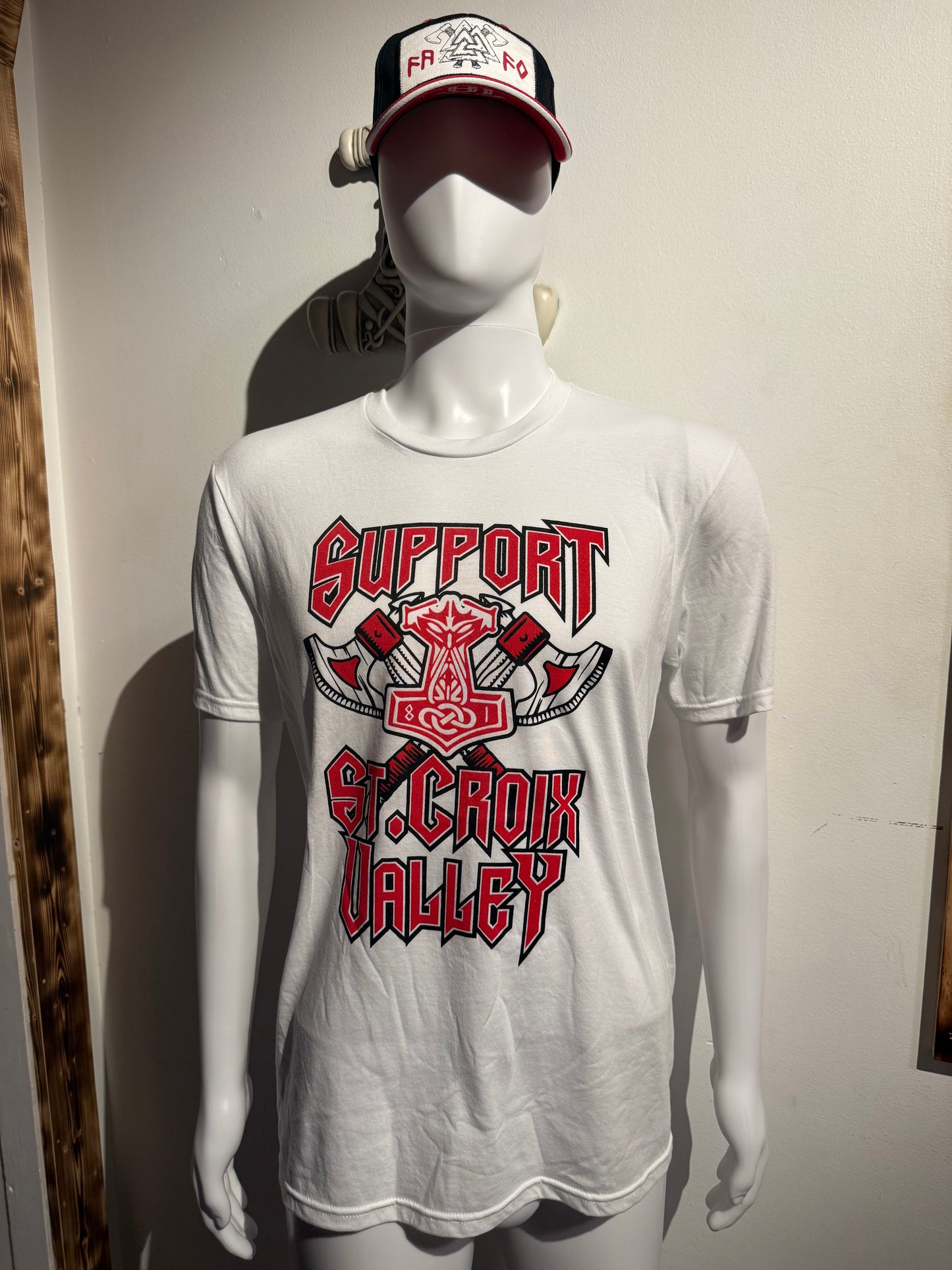 # 4 hammers fall white t